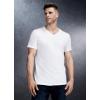 imageJockey Mens Undershirt Big Man Classic VNeck Undershirt  2 PackWhite