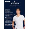 imageJockey Mens Undershirt Classic VNeck Undershirt  12 PackBlack