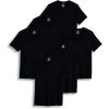 imageJockey Mens Undershirt Classic VNeck Undershirt  6 PackBlack