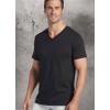imageJockey Mens Undershirt Classic VNeck Undershirt  6 PackBlack