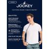 imageJockey Mens Undershirt Cool Cotton Stretch VNeck UndershirtDiamond White