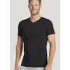 imageJockey Mens Undershirt Slim Fit Cotton Stretch VNeck Undershirt  2 PackBlack