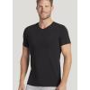 imageJockey Mens Undershirt Slim Fit Cotton Stretch VNeck Undershirt  2 PackBlack
