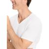 imageJockey Mens Undershirt Smooth Fit Cotton Stretch VNeck Undershirt  3 PackDiamond White