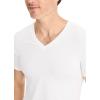 imageJockey Mens Undershirt Smooth Fit Cotton Stretch VNeck Undershirt  3 PackDiamond White