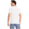 imageJockey Mens Undershirt Smooth Fit Cotton Stretch VNeck Undershirt  3 PackDiamond White