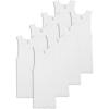 imageJockey Mens Undershirt 100 Cotton AShirt Tank  8 PackDiamond White