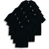 imageJockey Mens Undershirt Big ampamp Tall Classic VNeck Undershirt  12 PackBlack