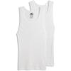 imageJockey Mens Undershirt Made in America 100 Cotton Tank  2 PackWhite