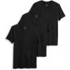 imageJockey Mens Undershirt Smooth Fit Cotton Stretch VNeck Undershirt  3 PackBlack