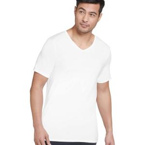 imageJockey Mens Undershirt Active Ultra Soft Modal VNeck UndershirtWhite