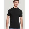 imageJockey Mens Baselayer Cotton Stretch Mock Neck TeeBlack