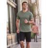 imageJockey Mens Casualwear Made2Fit Crew Neck TShirtCamo Green