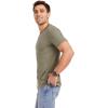 imageJockey Mens Casualwear Made2Fit Crew Neck TShirtCamo Green