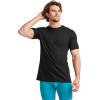 imageJockey Mens Undershirt Classic Crew Neck Undershirt  3 PackBlack