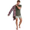 imageJockey Mens Undershirt Classic Crew Neck Undershirt  3 PackBrunswick GreenRocky BeachMalibu Red
