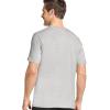 imageJockey Mens Undershirt Classic Crew Neck Undershirt  3 PackGrey Heather