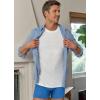 imageJockey Mens Undershirt Classic Crew Neck Undershirt  3 PackGrey Heather
