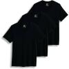 imageJockey Mens Undershirt Classic VNeck Undershirt  3 PackBlack