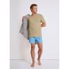 imageJockey Mens Undershirt Classic VNeck Undershirt  3 PackBrunswick GreenRocky BeachMalibu Red