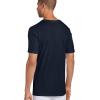 imageJockey Mens Undershirt Classic VNeck Undershirt  3 PackDiamond WhiteGrey HeatherJust Past Midnight