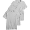 imageJockey Mens Undershirt Classic VNeck Undershirt  3 PackGrey Heather