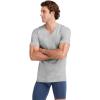 imageJockey Mens Undershirt Classic VNeck Undershirt  3 PackGrey Heather