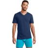 imageJockey Mens Undershirt Classic VNeck Undershirt  3 PackJust Past Midnight