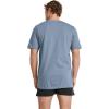 imageJockey Mens Undershirt Classic VNeck Undershirt  3 PackTeal SlateSilver Line BlueOcean Sky