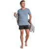 imageJockey Mens Undershirt Classic VNeck Undershirt  3 PackTeal SlateSilver Line BlueOcean Sky