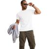 imageJockey Mens Undershirt Cool Cotton Stretch Crew Neck UndershirtDiamond White