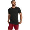 imageJockey Mens Undershirt Cotton Stretch Crew Neck Undershirt  3 PackBlack