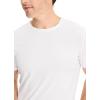 imageJockey Mens Undershirt Cotton Stretch Crew Neck Undershirt  3 PackDiamond White