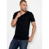 imageJockey Mens Undershirt Slim Fit Cotton Stretch Crew Neck Undershirt  2 PackBlack