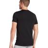 imageJockey Mens Undershirt Slim Fit Cotton Stretch Crew Neck Undershirt  2 PackBlack