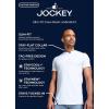 imageJockey Mens Undershirt Slim Fit Cotton Stretch Crew Neck Undershirt  2 PackBlack