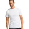 imageJockey Mens Undershirt Tall Man Classic Crew Neck Undershirt  2 PackDiamond White