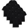 imageJockey Mens Undershirt Classic Crew Neck Undershirt  12 PackBlack