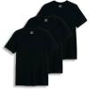imageJockey Mens Undershirt Classic Crew Neck Undershirt  3 PackBlack