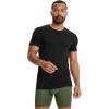 imageJockey Mens Undershirt Cool Cotton Stretch Crew Neck UndershirtBlack