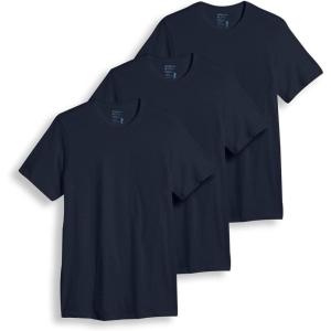 imageJockey Mens Undershirt Classic Crew Neck Undershirt  3 PackJust Past Midnight