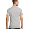 imageJockey Mens Undershirt Big Man Classic Crew Neck Undershirt  2 PackGrey Heather