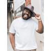 imageJockey Mens Undershirt Big Man Classic Crew Neck Undershirt  2 PackWhite