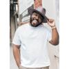 imageJockey Mens Undershirt Big Man Classic Crew Neck Undershirt  2 PackWhite