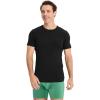 imageJockey Mens Undershirt Smooth Fit Cotton Stretch Crew Neck Undershirt  3 PackBlack