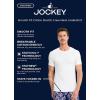 imageJockey Mens Undershirt Smooth Fit Cotton Stretch Crew Neck Undershirt  3 PackDiamond White