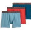 imageJockey Boys Underwear Cotton Stretch Boxer Brief  3 PackDusty SkiesHeat WaveBlue Monday
