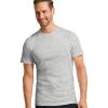 imageJockey Mens Undershirt Big Man Classic Crew Neck Undershirt  2 PackGrey Heather