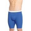 imageJockey Mens Pouch 10quot Midway Brief  2 PackOcean BlueJust Blue