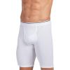 imageJockey Mens Pouch 10quot Midway Brief  2 PackWhite